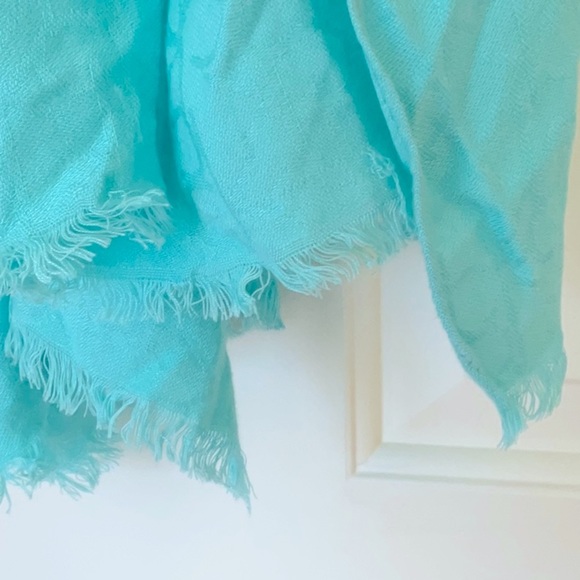 Calvin Klein Monogram Ck Logo-Print Wrap Scarf - Picture 3 of 4